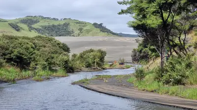 Lake Wainamu in Bethells Beach
